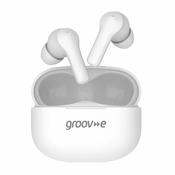 Groove Jive White True Wireless Earphones with 15 Hours Playback &amp; Voice Assistant | GVTW04WE image