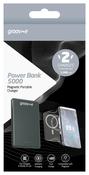 Groove 5000mAH Slim Magnetic Powerbank Charger - USB-C input - USB-A output x 2 - USB-C output x 1 - USB-A to USB-C charging cable inc | GVCH5000MSR image