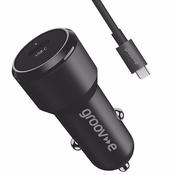 Groove 30W Car Charger with USB-C Cable | GVMA125BK image