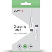 Groove USB-C to USB-C Charging Cable 3M - White | GVMA025WE image