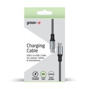 Groove 100w USB-C to USB-C Charging Cable 2M - Braided | GVMA028SG image