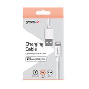 Groove MFI Lightning to USB-A Charging Cable 1M - White | GVMA041WE image