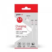 Groove 2 in 1 Multi-Connector Cable USB-C to Lightning / USB-C Cable 1M | GVMA071WE image