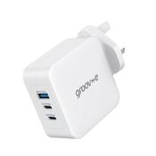 Groove Dual USB-C &amp; USB-A 100W GaN Wall Charger with Power Delivery - White | GVMA110WE image