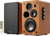 Majority D100X Powered Bluetooth Bookshelf Speakers – 100W | HDMI ARC | Phono Input | Walnut | 1000002995 image