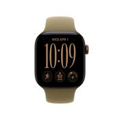 Apple Watch Series 12 GPS 42mm Dark Bronze Aluminium Case with Olive Sport Band - S/M | MJEF4MP/A image