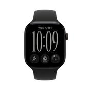 Apple Watch Series 12 GPS 46mm Black Aluminium Case with Black Sport Band - M/L | MJEL4MP/A image