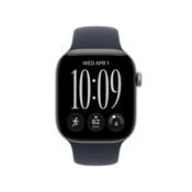 Apple Watch Series 12 GPS + Cellular 46mm Space Grey Aluminium Case with Navy Blue Sport Band - M/L | MJG74MP/A image