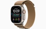 Apple Watch Ultra 4 GPS + Cellular 49mm Natural Titanium Case with Desert Alpine Loop - L | MJAG4DH/A image