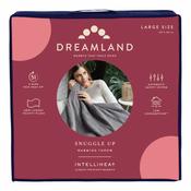 Dreamland Snuggle Up Electric Warming Throw - Grey | 16707 image