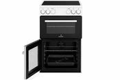 PowerPoint 50 Cm Double Oven Ceramic Top Cooker White | P05C2AW image