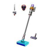 Dyson V15s Detect Submarine Wet & Dry Cordless Vacuum – 240AW | 60 Min Runtime | Submarine Wet Roller | Nickel/Yellow | 589623-01