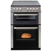 NordMende 60cm Ceramic Top Double Oven Electric Cooker | CDEC62IX image