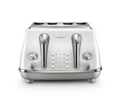 DeLonghi Icona Capitals 4 Slice White Toaster | CTOC4003.W image