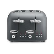 DeLonghi Argento Silva Grey 4 Slice Toaster | CT04.GY