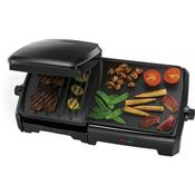 George Foreman Large Grill &amp; Griddle Variable Temperature Black | 23450 image