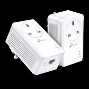 TP-Link AV1000 Gigabit Passthrough Powerline Starter Kit | PA7017P KIT