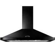Rangemaster Chimney Hood 110cm Black | LEIHDC110BC image
