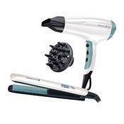 Remington Shine Therapy Giftset Hairdryer &amp; Straightener | S8500GP image