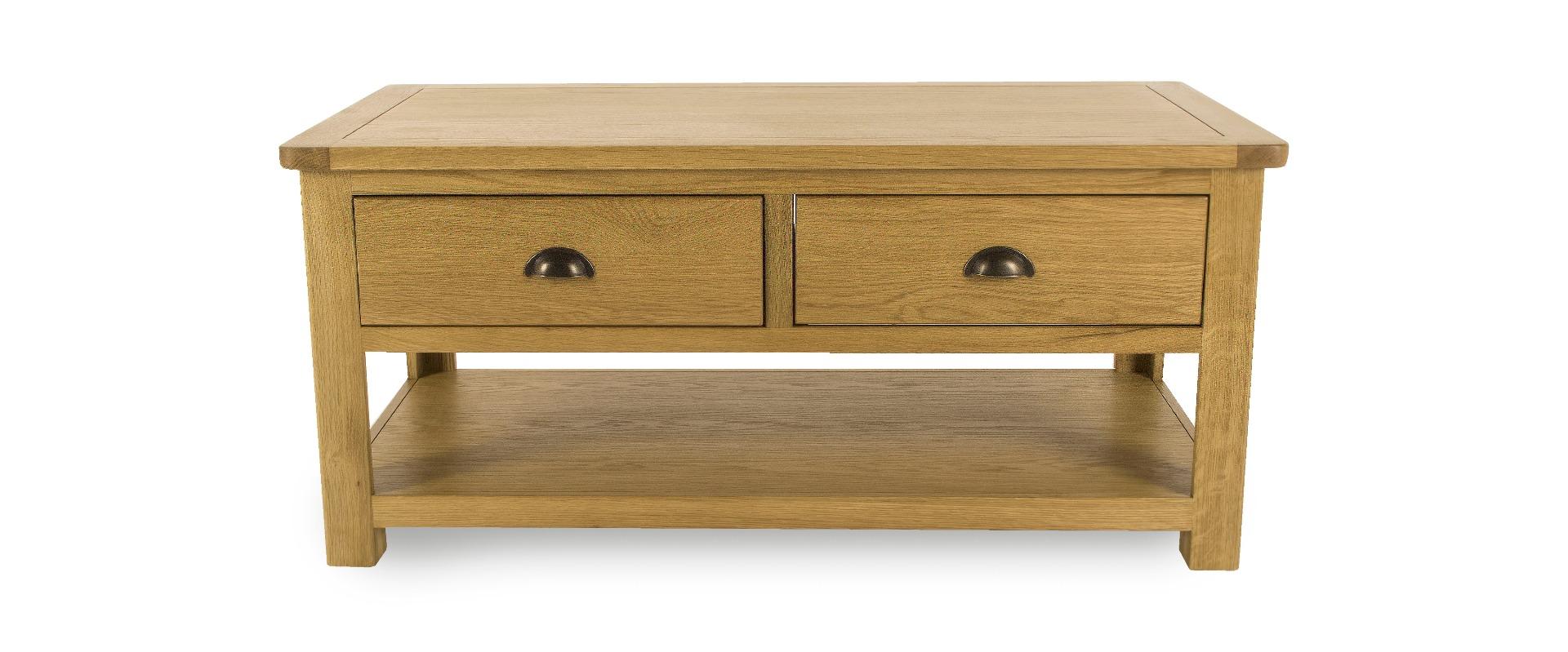 Canterbury oak store coffee table