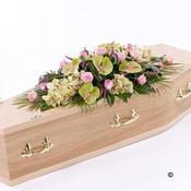 Rose, Orchid and Calla Lily Casket Spray * image