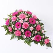 Carnation and Germini Teardrop Spray   Pink * image