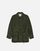 Maeve Lamb Suede in Dark Green image