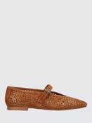 Maia Ballerinas in Brown Suede image