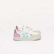 Small V-12 Leather White Multico Orchid