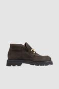 Scarpe Loafer in Dark in Brown