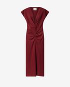 Nadra Dress in Dark Burgundy image