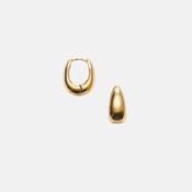 Golden Curve Hoops Petit in Gold