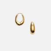 Golden Curve Hoops Bold in Gold