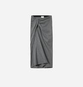 Jeldia Flannel Jersey Skirt in Grey image