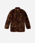 Jya Faux Fur Coat in Brown image