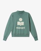 Moby Sweatshirt in Sage/Ecru image