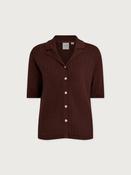 Madelene Knit Shirt in Brown image