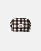 Makeup Bag in Butter Gingham image