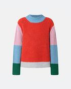 Colour Block Knitted Sweater image