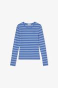 Soft Cotton Rib Longsleeve in Blue