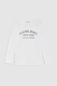 Ivan Long Sleeve New York Stencil in Ivory