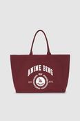 Leo Canvas Tote Collegiate in Fig