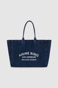 Leo Denim Tote in Ink Blue image
