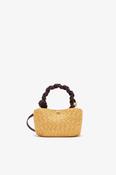Bou Mini Straw Bag in Italian Straw
