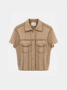 Jessinda Short Cashmere Jacket in Beige image