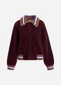 Kamore Cardigan in Burgundy