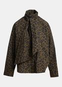 Leopard-Print Shirt in Green image