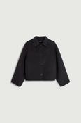 Gyoda Boxy Buttoned Jacket in Cashmere in Dark Grey image
