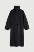 James Belted Coat  in Double-Faced Cashmere in Grey image
