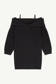 Sweatshirt Dress in Black